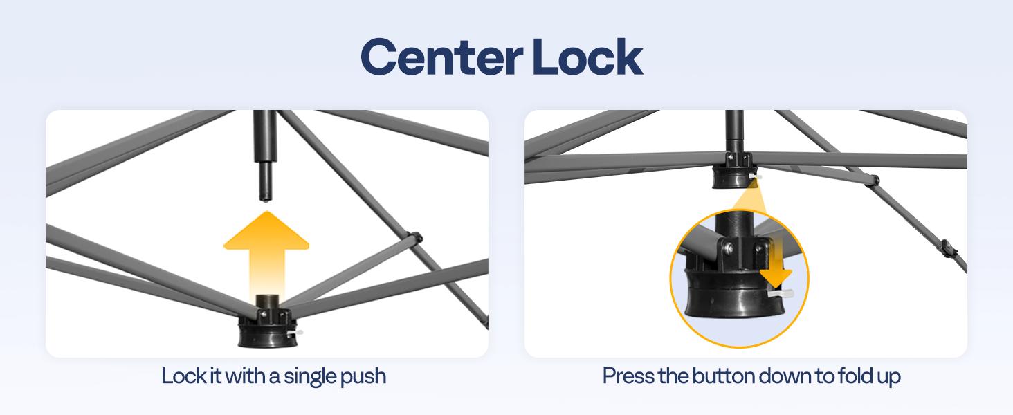 VIVOHOME 13 x 13 FT Pop Up Canopy Tent One Push Setup Outdoor Portable Shelter Tent Heavy Duty with Wheel Carry Bag and 4 Sandbags, 169 Square Feet of Shade