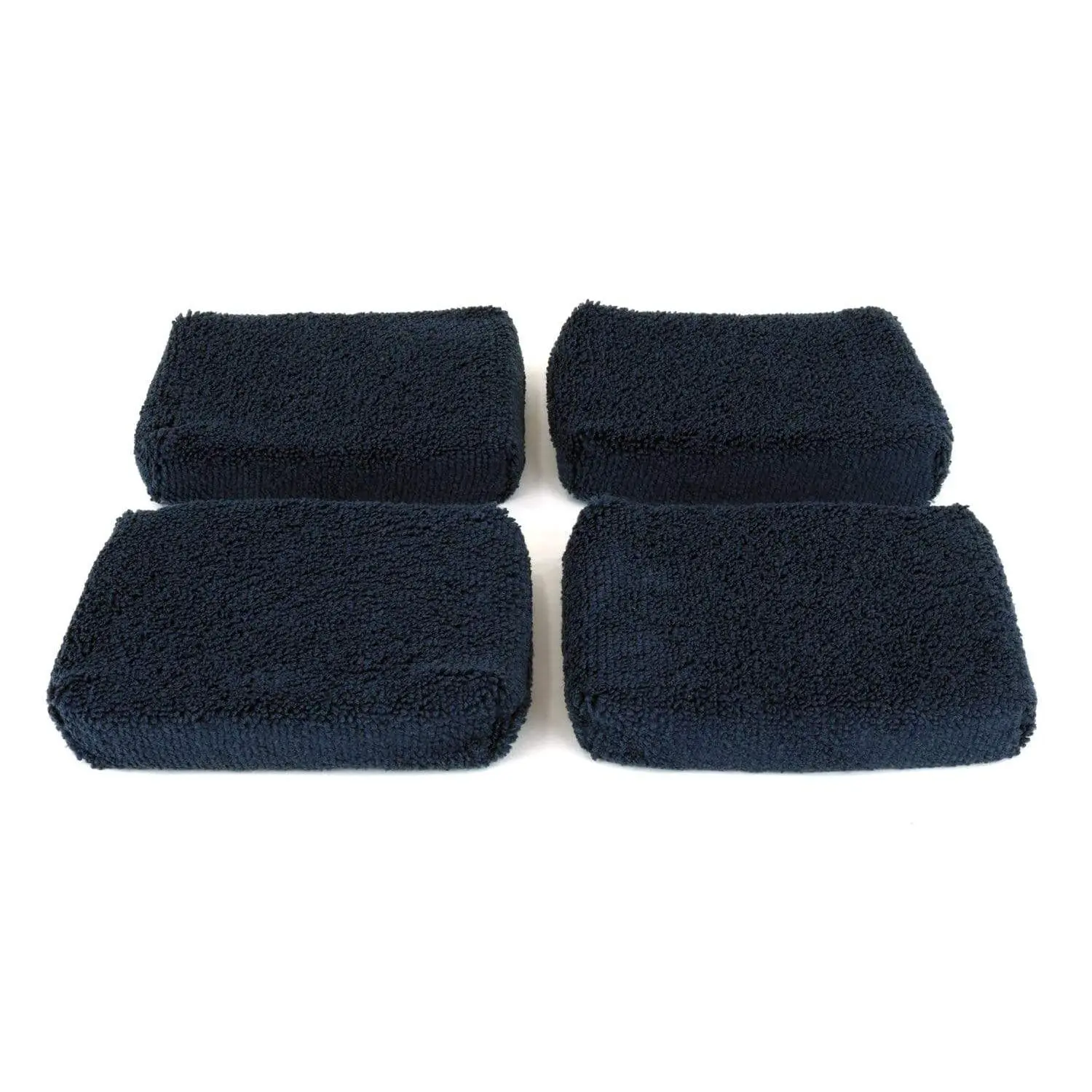 [Block Sponge] Thin Microfiber Applicator Pad (5 in. x 3.5 in. x 0.75 in.) 4 Pack