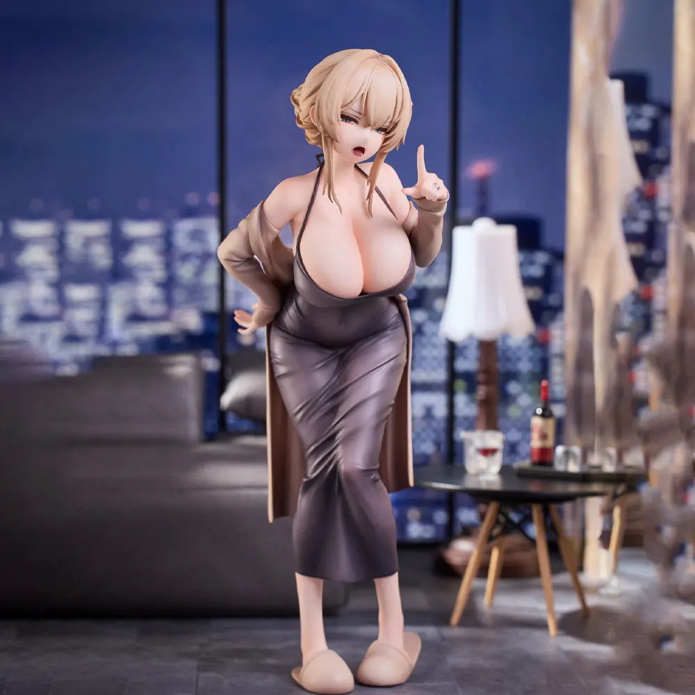 Eileen Bishoujo Pajama Version Japanese Anime Figure - Secondary Quality Standing Pose Action & Toy Figure, Collectible Model, Desk Anime Buddy, Car Ornament & Gifting Item
