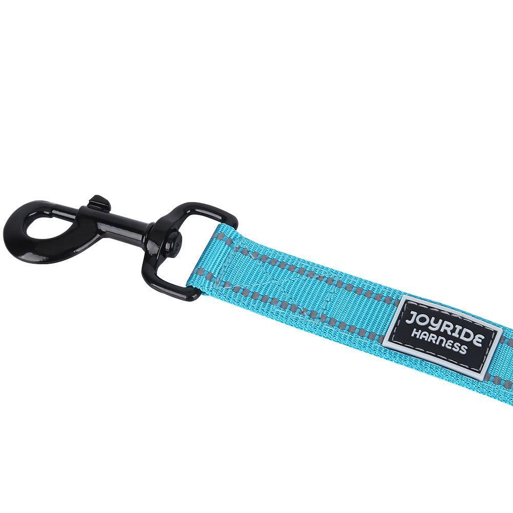 Joyride Harness 2-in-1 Dog Leash with Seat Belt Buckle, Reflective Strips, 2 Handles & Hidden D-Ring, 54" Leash for Safe Car Driving