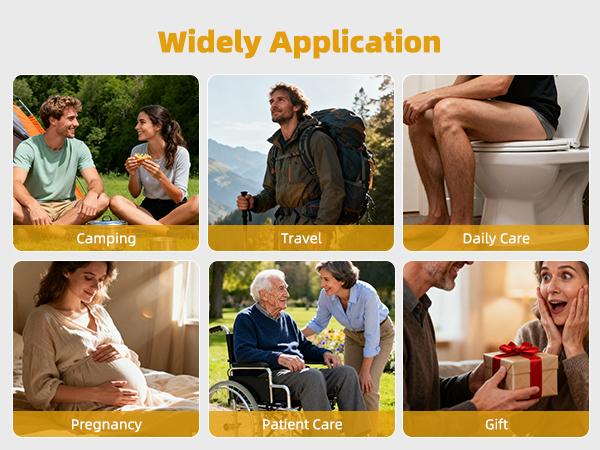 Hibbent Portable Bidet for Travel, High Pressure Electric Handheld Bidet Sprayer, 350-550ML Expandable Bottle for Personal Hygiene, USB-C Rechargeable Waterproof, Travel Bidet for Women & Men, White Hibbent Portable Bidet for Travel, High Pressure Electric Handheld Bidet Sprayer, 350-550ML Expandable Bottle for Personal Hygiene, USB-C Rechargeable Waterproof, Travel Bidet for Women & Men, White