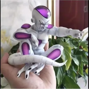 11cm Anime Freezer Action Figures Sitting Frieza PVC Collection Vehicle-mounted Statue Model Toy Christmas Gifts