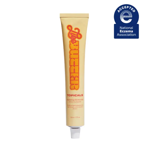 Eczema Relief Daily Cream with 1% Colloidal Oatmeal, Turmeric & Ceramides - Barrier Repair Face Moisturizer for Dry, Sensitive Skin, Vegan, 1.7 fl oz, Ginseng, Hydrate, Body Care, Gentle Moisturizing, Intensive Moisturizing