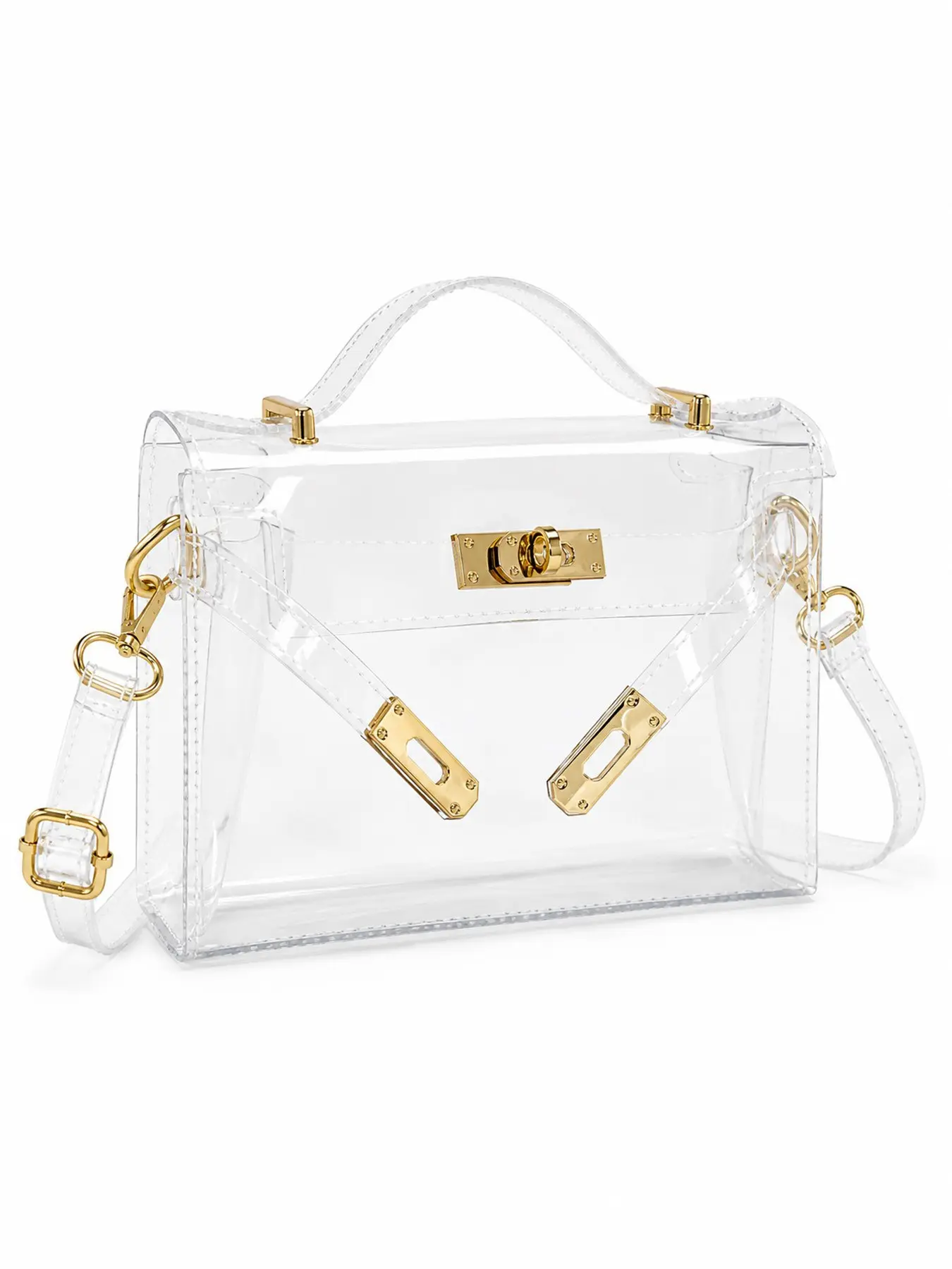Fashion Transparent Jelly Bag, Lightweight Handbag, Large Capacity Beach Bag, Concert Crossbody Bag, Women's Shoulder Bag, Adjustable Crossbody Shoulder, Casual Crossbody, Clear Shoulder Bag, Crossbody Shoulder Bags