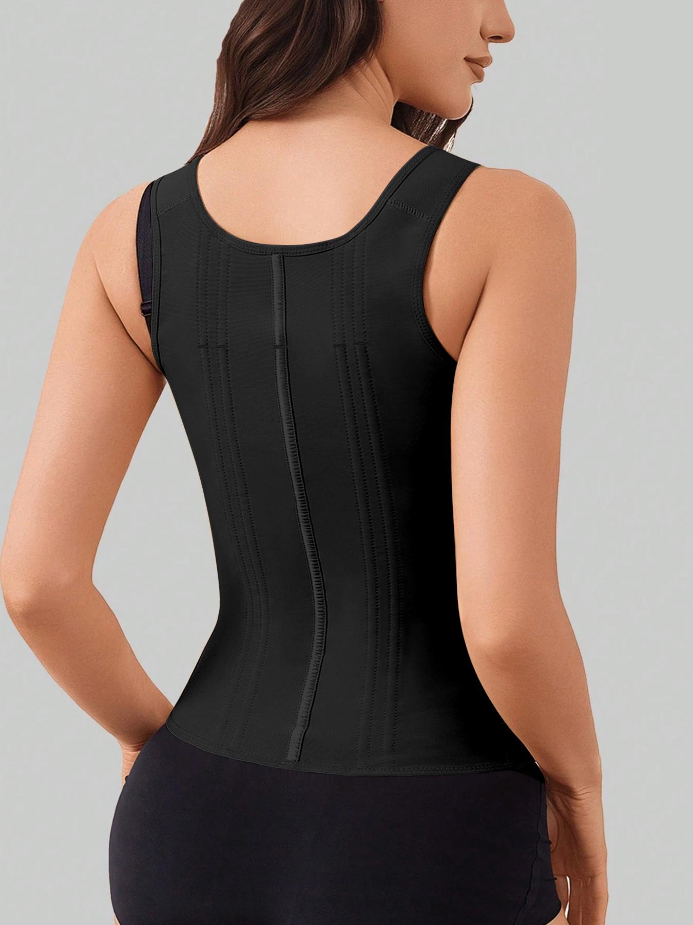 SOBNDY Waist Trainer adjustable Corset for Women Tummy Control Sport Workout Colombian Shaper with Zipper Wireless Bras Push Up FallFreshness FallFreshness Fit Shapewear SpringStatements Lightweight waist trainers  faja con brasier body shape shapewear