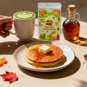 Maple Syrup Pancakes Matcha - Large Size