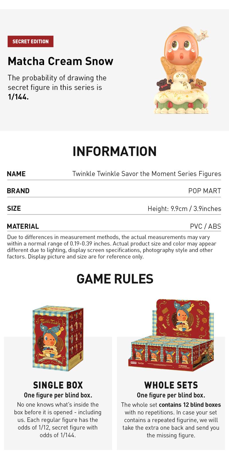 POP MART Twinkle Twinkle Savor the Moment Series Figures