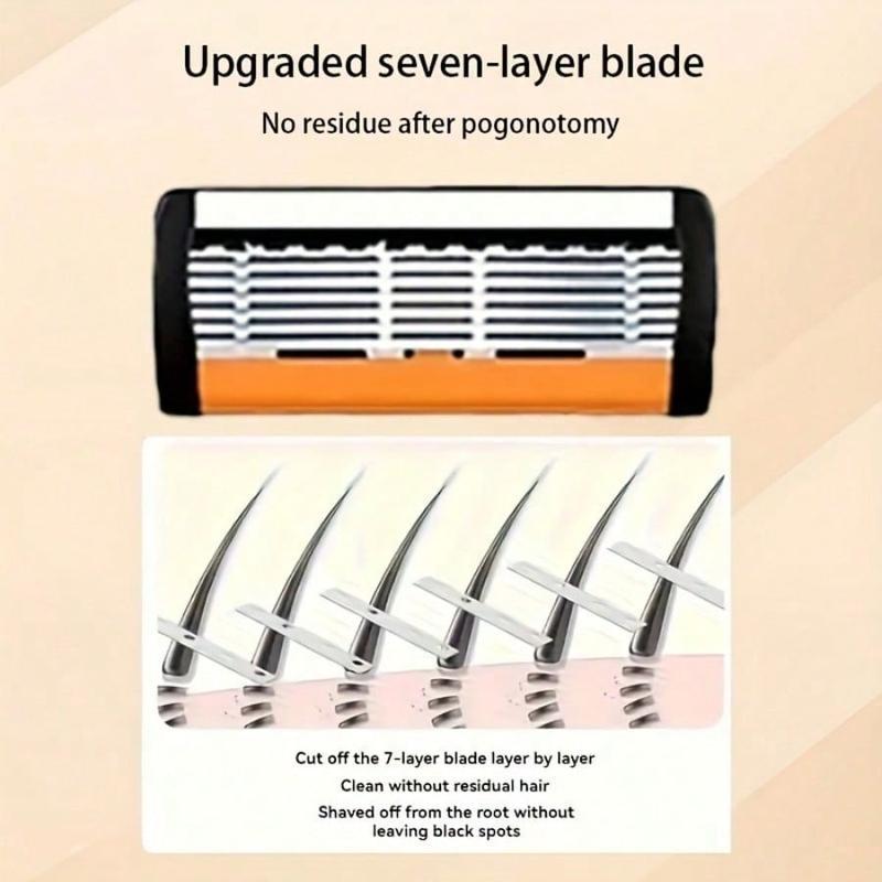 This classic men's razor comes with 72 ultra-sharp and durable blades, and its progressive design ensures a safe, smooth and painless shaving experience. Comes with 2 non-slip handles, perfect for holiday gifts