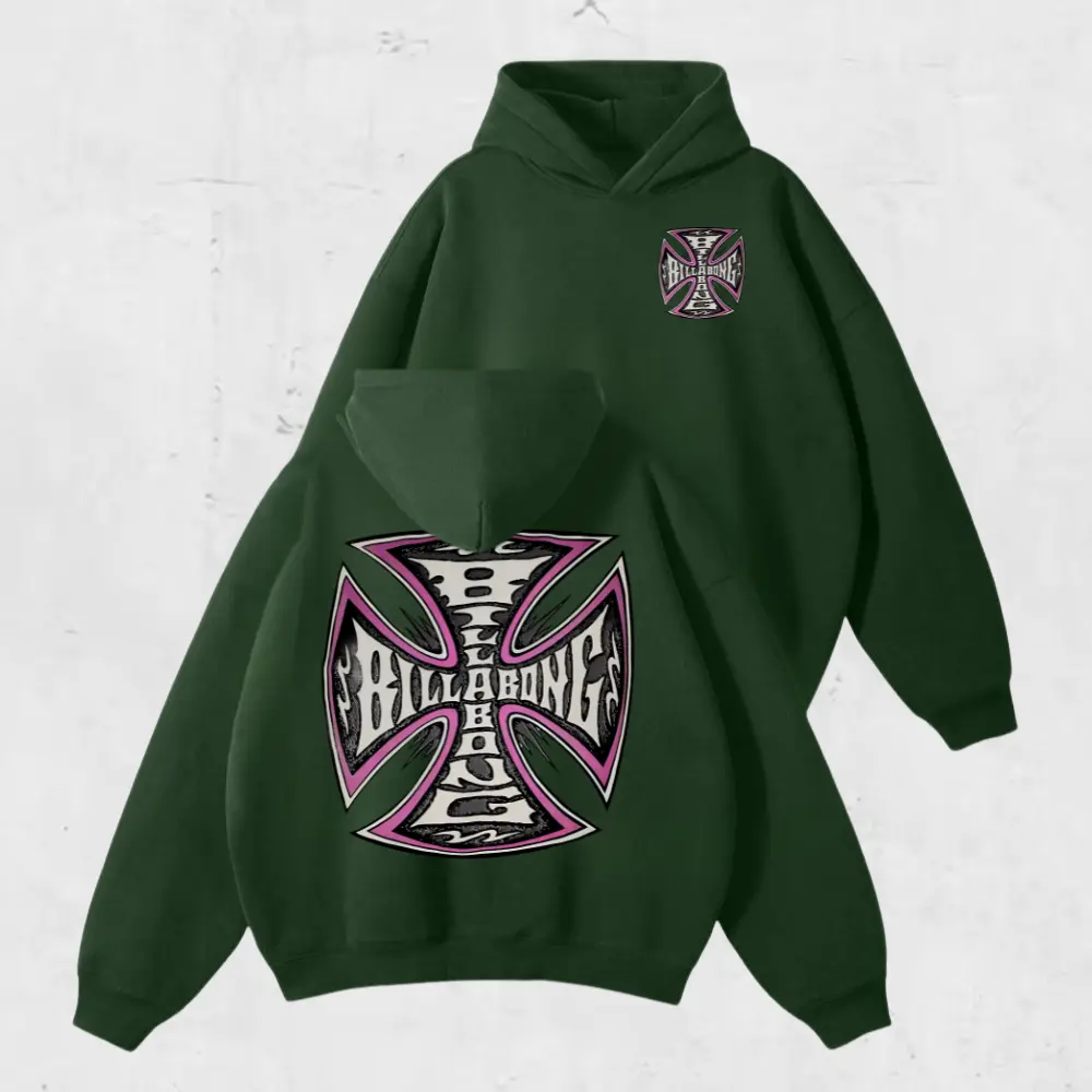 Vintage 90s West Coast Choppers Hoodie, Retro Motorcycle Graphic