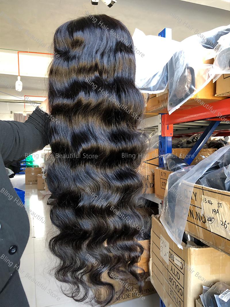 Bling Hair Body Wave 13X4 Lace Front Drawstring Wigs Human Hair Easy To Wear 13x6 Glueless Wig Human Hair Pre Plucked Pre Cut Pre Everything Frontal Wig Beginners Friendly 180% Density #TikTokShopBlackFriday