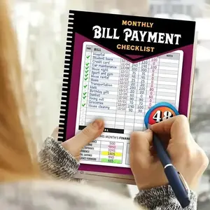 4-Year Budget Planner & Expense Tracker – Undated Monthly Bill Organizer & Savings Log Book for Financial Planning, Money Management Notebook for Home, Couples & Beginners