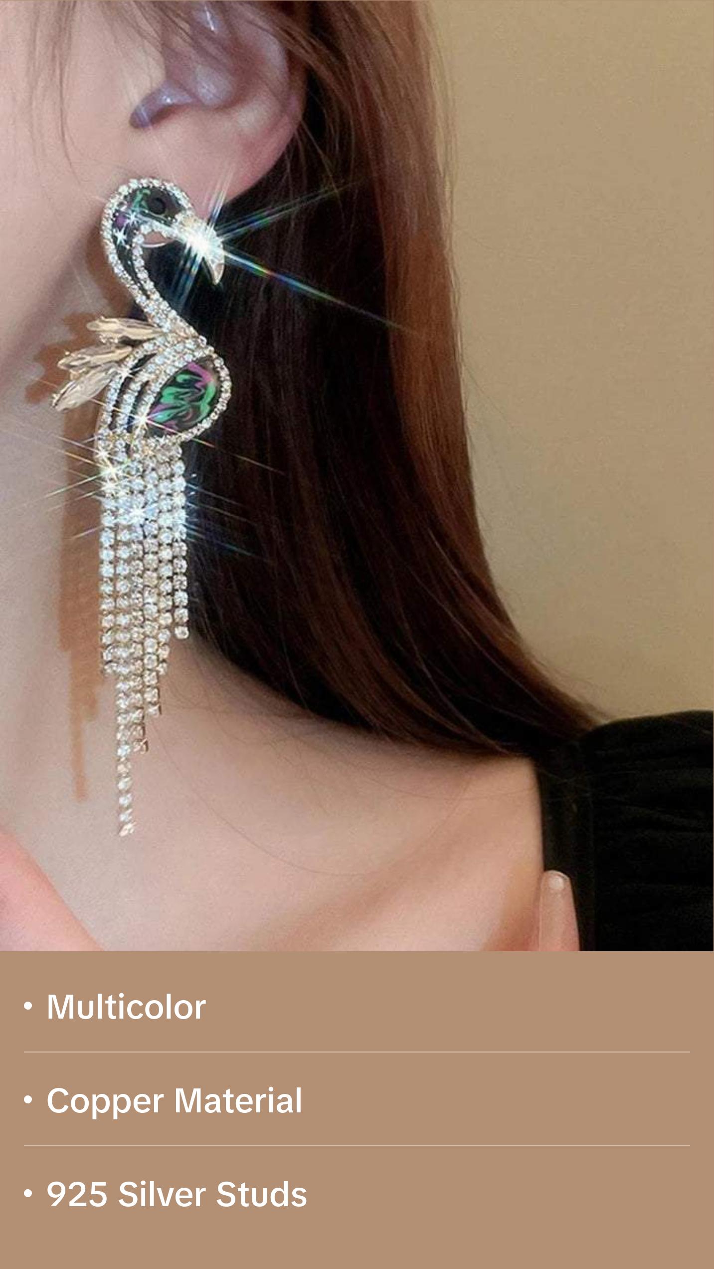 Beautiful Peacock Earrings By Advaya Perfect For Party