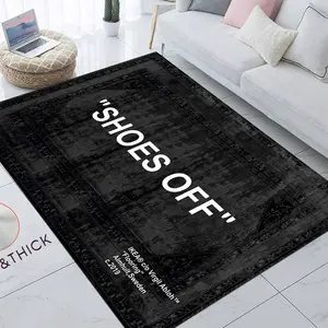 Shoes Off Rug, Hypebeast Decor, Sneakerhead Room Rug
