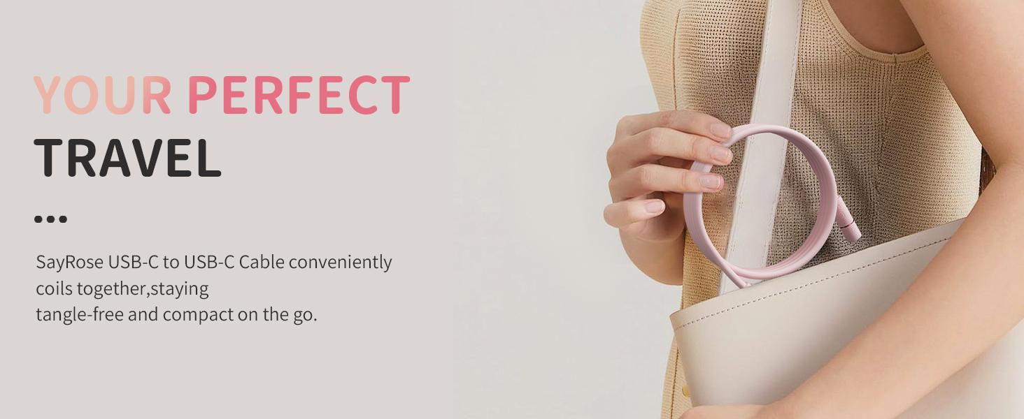 Data cable Universal Type-C Compatibility, Fast Charging & Data Sync Magnetic Adsorption, Anti-Loose & Port Scratch Protection Built-in Dust Cap, Dust/Water Resistant, Anti-Oxidation Flexible & Anti-Break Aesthetic