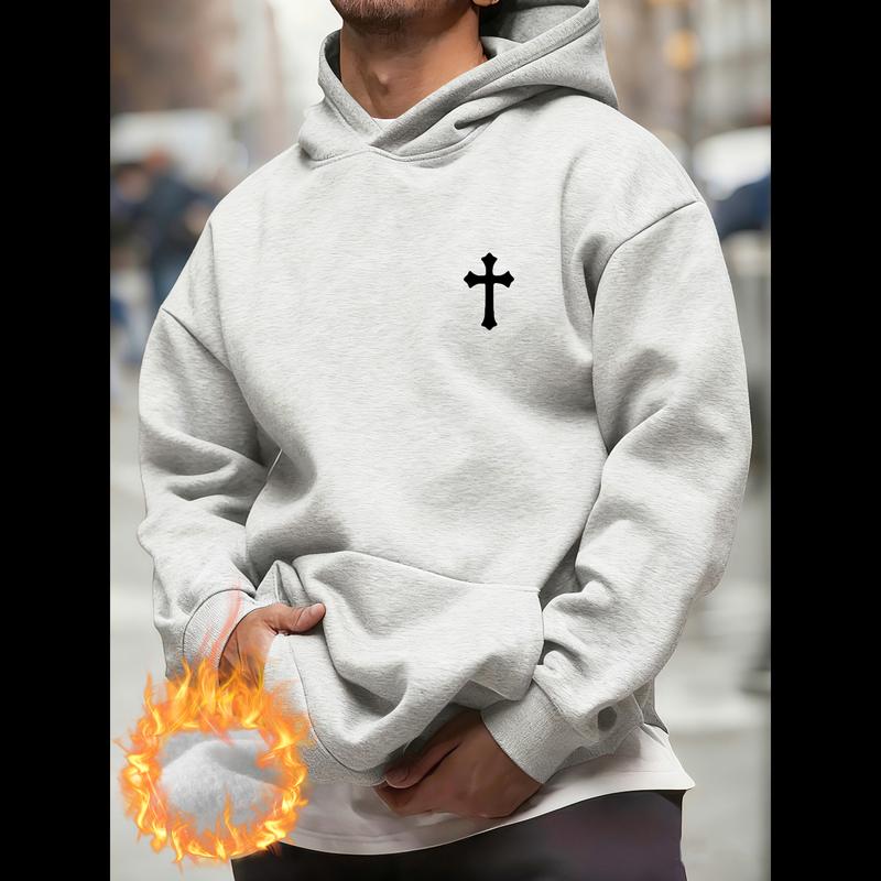 Men's Hooded Sweater, Long Sleeve Pullover, Regular Version, Soft Breathable Fabric, Durable, Daily Comfort, Machine Washable, Casual Outdoor, Urban Street Style, Men in Grey Hoodie Men's Hooded Sweater, Long Sleeve Pullover, Regular Version, Soft Breathable Fabric, Durable, Daily Comfort, Machine Washable, Casual Outdoor, Urban Street Style, Men in Grey Hoodie