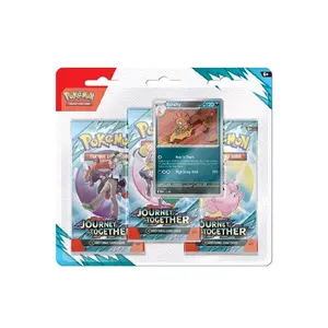 Pokémon Trading Card Game: Scarlet & Violet- Journey Together Three Booster Blister Scrafty & Yanmega