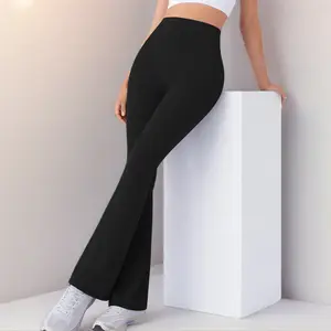 High Waist Bootcut Yoga Leggings with Pockets Butt Lifting Workout Pants Perfect for Gym, Fitness & Everyday Athleisure
