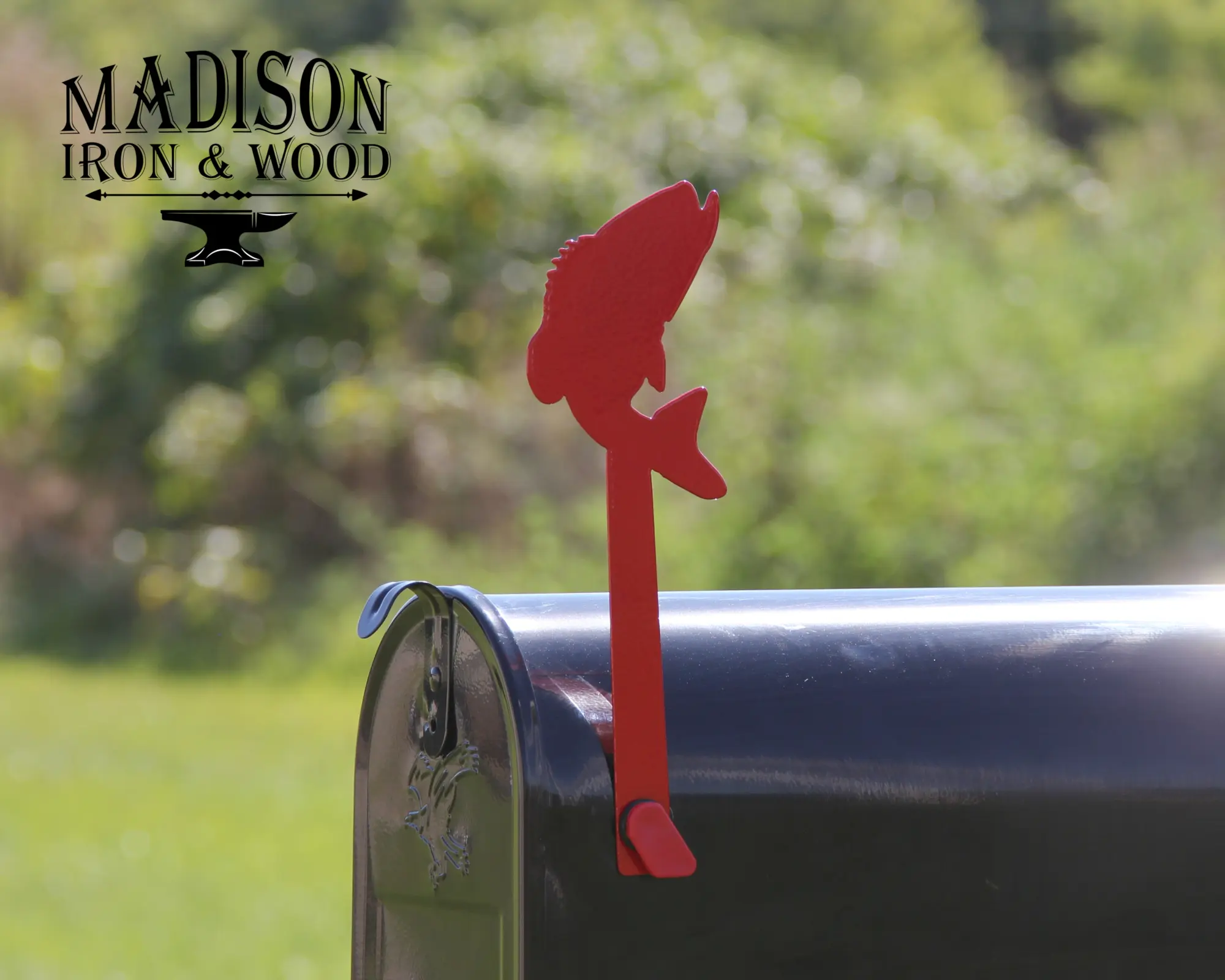 Metal Bass Mailbox Replacement Flag