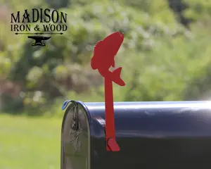 Metal Bass Mailbox Replacement Flag