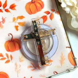 Faith Jesus I Can’t But I Know A Guy Magsafe Phone Grip Detachable Magnetic Kickstand, Religious America Gift For Christian Daily Use