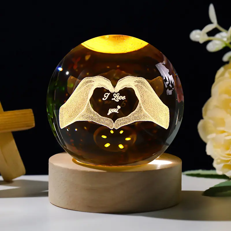 3D Tech Laser Engraved Décor Crystal(ball2.36”, cube4.33x2.68”, heart shape4.84x4.33”)Galaxy, Solar System & Animal Series Figurines Collectibles Gifts for Women,Creative Gift for Love, Friendship Birthday Girlfriend Lover Kids Friends summerwins