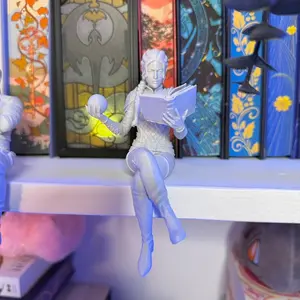 Violet inspired Bookshelf Decor