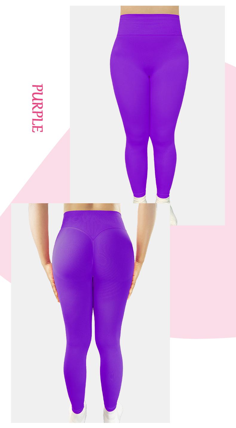 SUOVADUN CK8003 Women's High-Waist Seamless Yoga Leggings Quick Dry Stretchy Activewear Pants for Fitness Workout Casual Attire Soft Breathable Moisture Wicking Hip Lift Athleisure Y-Shaped Tummy-Control Slim Legs