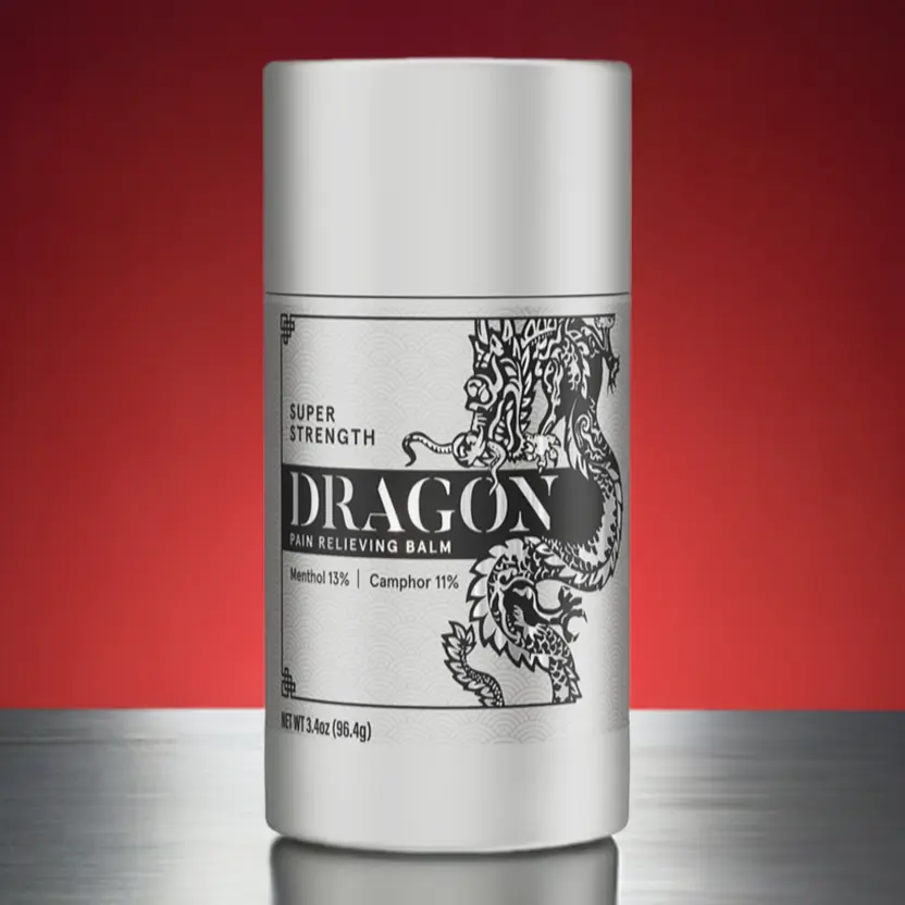 Dragon Balm Super Strength Silver Roll-Ups, Pain Relief Balm, Muscle & Joint Recovery, Therapeutic Plant-Based Formula,  Moisturizing & Soothing Daily Treatment  Fitness Therapy