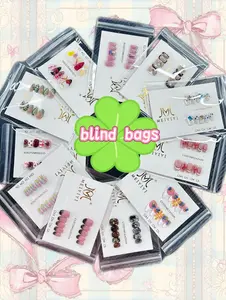 jojo(2665)gc.5-9 pairs handmade  bundle mystery nail bags