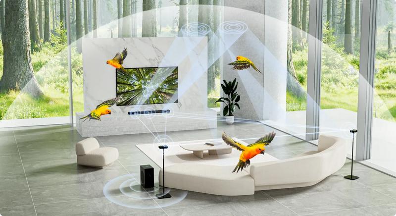 ULTIMEA Nova S80 5.1.2ch 360° Dolby Atmos Home Theater: Soundbar & Subwoofer with BassMX, 3D Surround Sound for Home, Parties & Gaming. Supports 4K HDR, HDMI eARC, Bluetooth & Smartphone Connectivity.