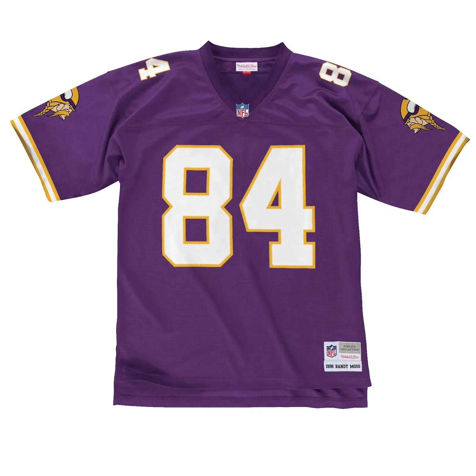 Randy Moss Minnesota Vikings 1998 Purple Legacy Player Jersey NFL Throwback Mitchell & Ness