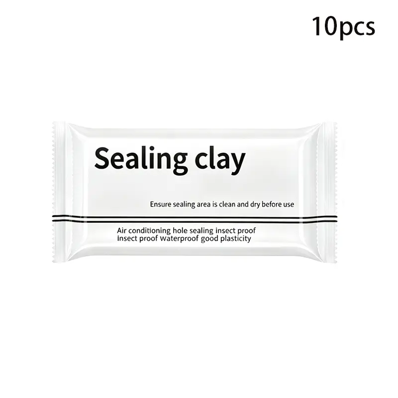 Moldable Seal Clay, Reusable Waterproof Dust-Proof Pest-Blocking Sealing Compound for Air-Conditioning Holes, Wall Holes, Household Repair Putty with Flexible Shaping