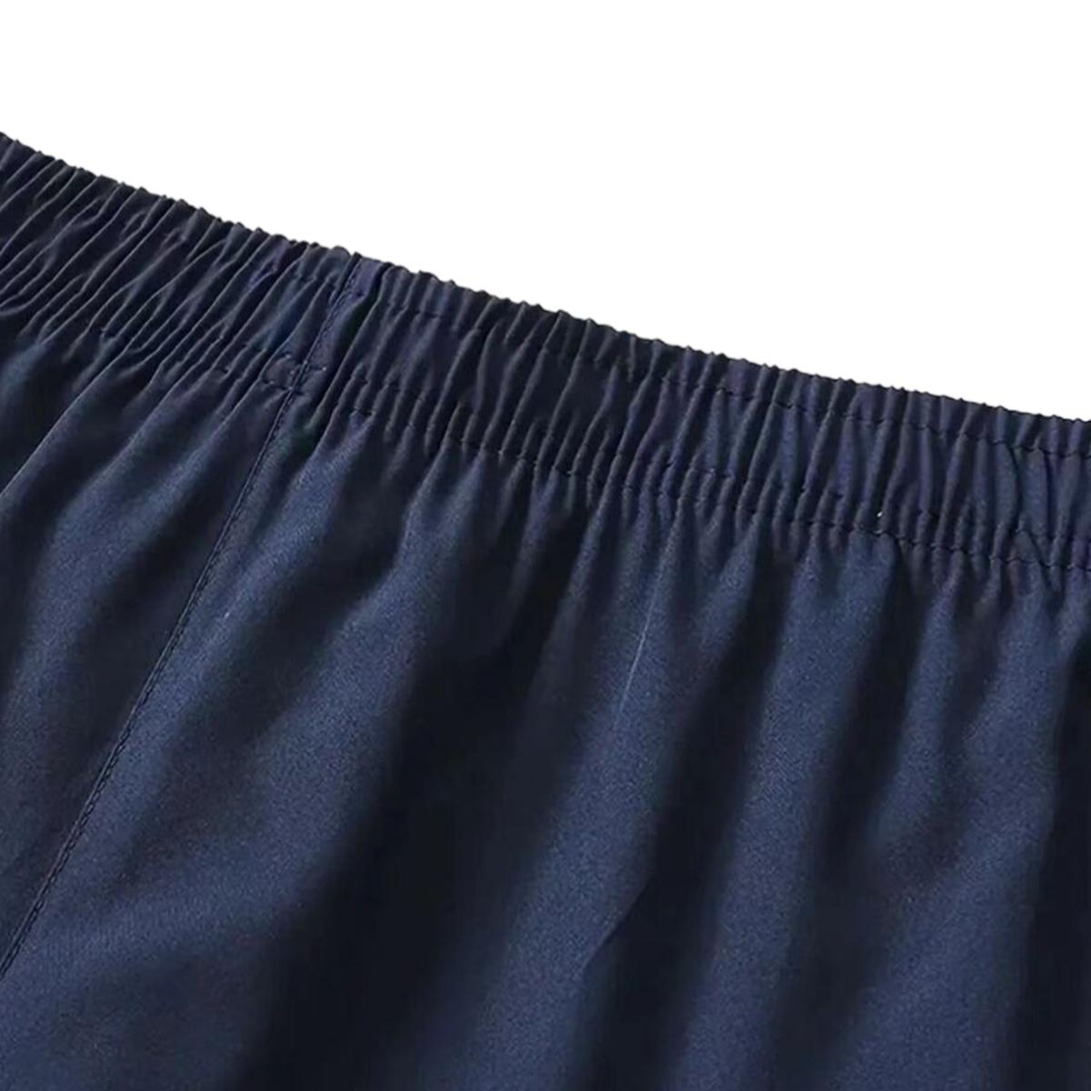 4 Counts Men's Solid Color Zipper Pocket Shorts, 4 Pack Casual Comfortable Breathable Shorts for Summer, Men's Bottoms for Everyday Wear