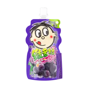 Want Want Taiwan Grape Jelly Drink 150g - Refreshing Fruit Jelly Beverage