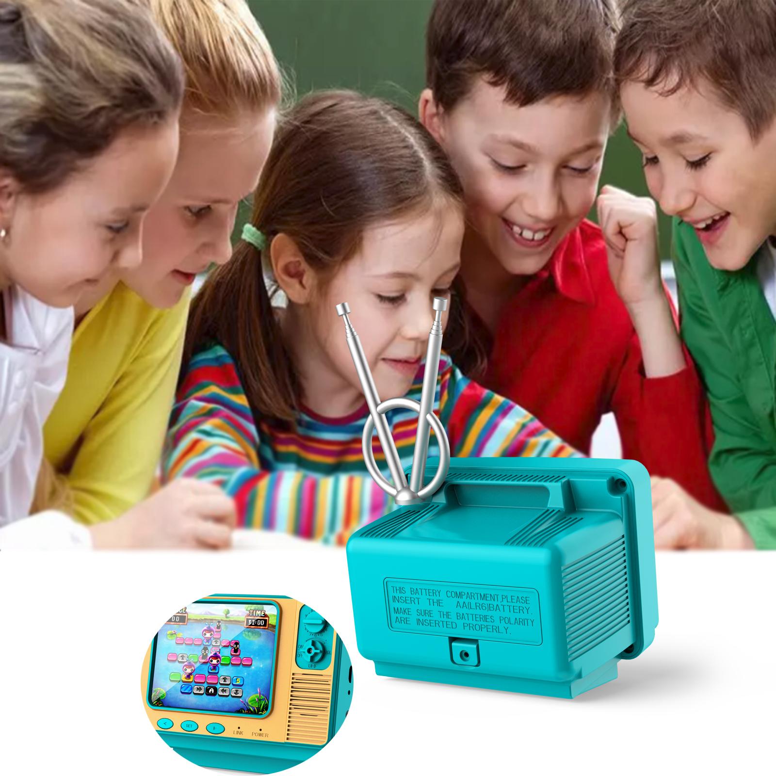 PYBGE 【Save feature】Retro Video Game Console 2.8-inch screen GV300S: 308 Built-in Classic Games, Classic Retro 3-Color Gamepad, Mini Handheld TV-Style Game Player – Ideal for Kids & Adult Nostalgia Enthusiasts