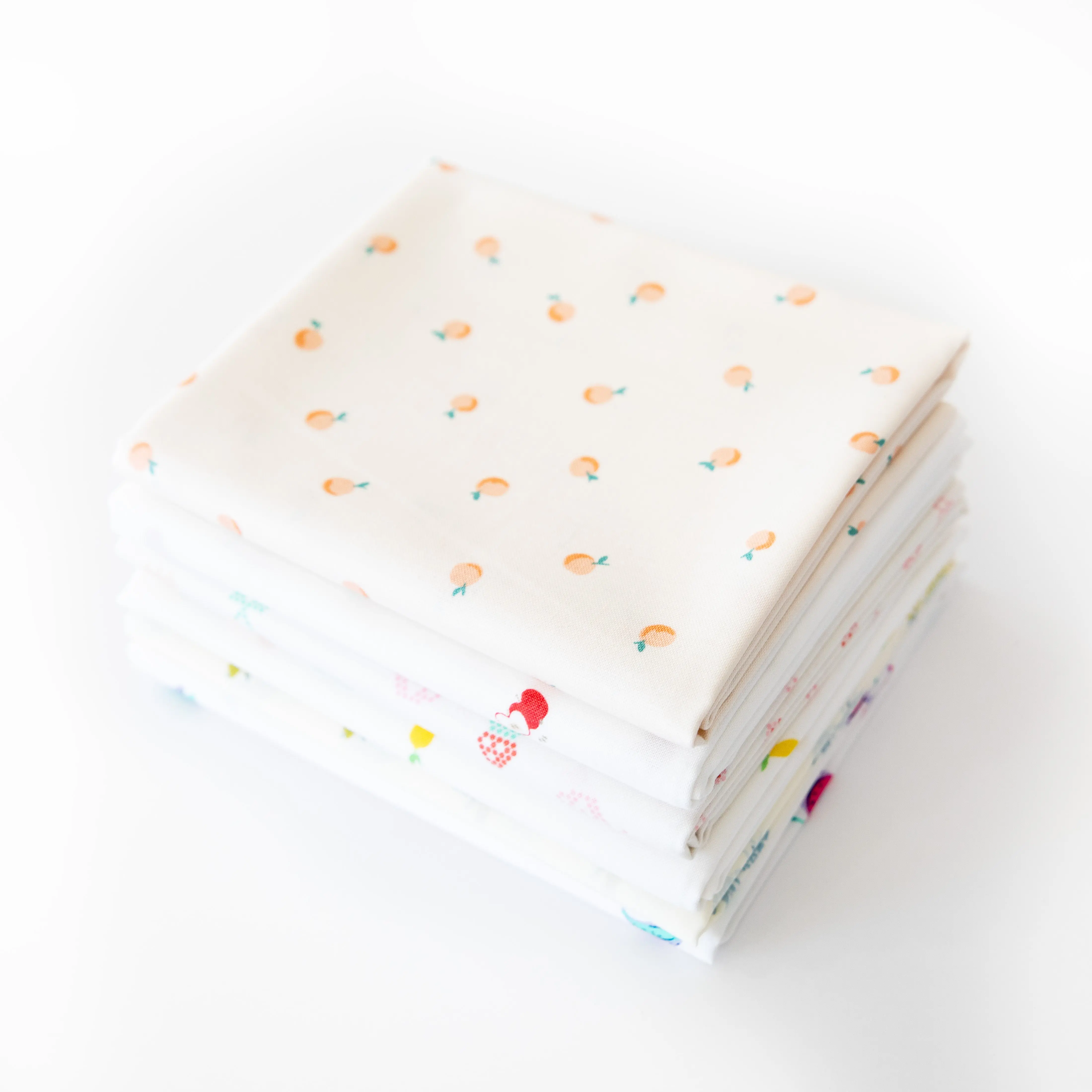 Low Volume Fruit Themed Fabric Bundle