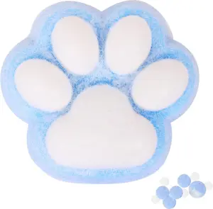 Jumbo Blue Cat Paw Squishy - Super Soft Stress Relief Fidget Toy – Cute Squeeze Gift for Kids & Adults Yiwu Fuli Toys Co Ltd