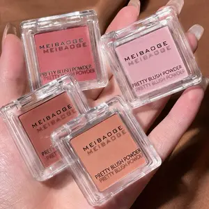 Meibaoge Blush Highlights Gills Repair Purple Gill Blue Honey Peach Matte Natural Milk Apricot Blush