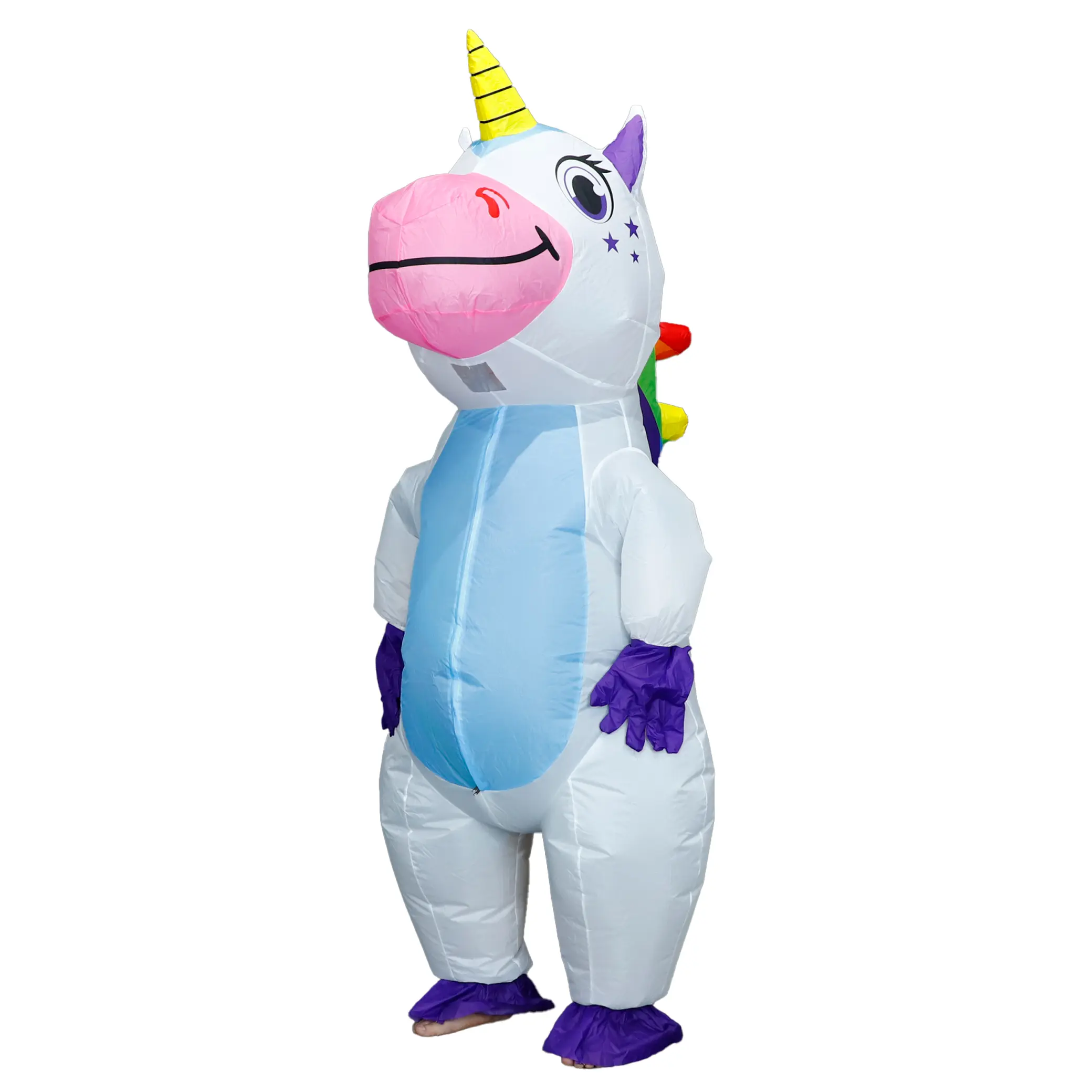 Women's Full-Body Unicorn Inflatable Cartoon Costume Suit, Festival Clothes, Halloween Cosplay Theatrical Costume Sets, Holiday Role-Playing Party Women's Clothes Womenswear Dress