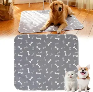 Puppy Pee Pads for Dogs, 2026 Upgraded Washable Puppy Pad with Pheromones, Puppy Pads with Pheromones - Leak & Odor Proof, Non-Slip Base, Easy to Clean & Reusable (Grey, M: 27.6" × 31.5")