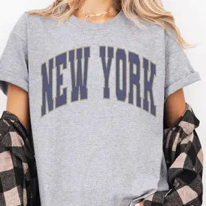 Varsity State Tee Vintage Baseball Tshirt Varsity State Name T-Shirt Varsity Unisex Poly Cotton Varity Crewneck Casual College Graphic Tees