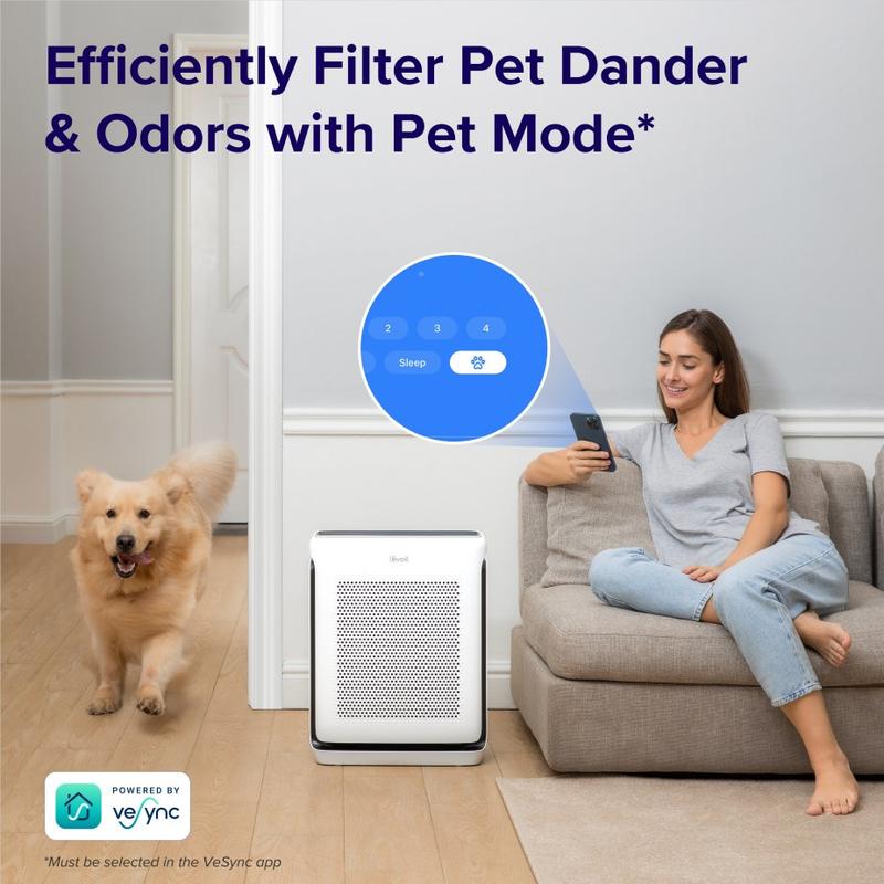 LEVOIT Vital 200s Air Purifier for Home Large Room Up to 1900 Ft², Smart WiFi, HEPA Washable Filter, Anti-allergy, Pet Hair, Smoke, Pet Odors LEVOIT Vital 200s Air Purifier for Home Large Room Up to 1900 Ft², Smart WiFi, HEPA Washable Filter, Anti-allergy, Pet Hair, Smoke, Pet Odors
