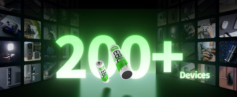 EBL AAA Ni-MH Rechargeable Batteries 1100mAh