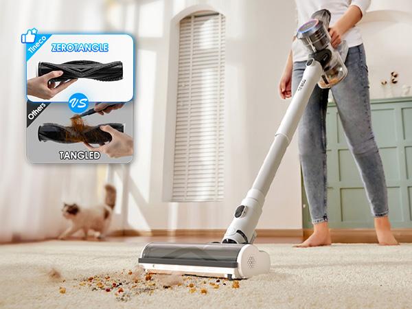 Tineco Pure One S11 Ultra Smart Cordless Stick Vacuum Cleaner, ZeroTangle Brush, Lightweight, Quiet, Powerful Suction, Converts into Handheld Dust Vac, Multiple Attachments, Smart App Integration, Docking Station Tineco Pure One S11 Ultra Smart Cordless Stick Vacuum Cleaner, ZeroTangle Brush, Lightweight, Quiet, Powerful Suction, Converts into Handheld Dust Vac, Multiple Attachments, Smart App Integration, Docking Station
