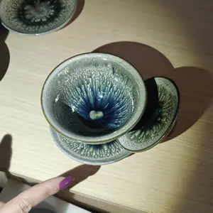 Master Jianzhan Handmade Teacup Master Cup Gu Panhong Handmade Cup