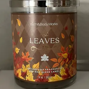 Bath & body works Leaves 8 OZ candle