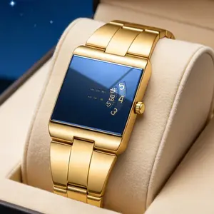 【TikTokShopStockUp】 Racing Sports Watch, Luxury Men's Racing Sports Watch, Iridescent Mirror Design, Stainless Steel Material, Casual & Business Style, Perfect Gift for Him, Fashionable Wristwatch with Time Display