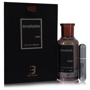 Bharara King For Men Eau de Parfum spray, 3.4 Ounce,100 Ml |   With The Notes Of Citrus, Orange, Fuity, Musk, Amber - White Musk, Vanilla |   Long Lasting