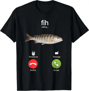 100% CottonFih Tshirt Shoes Fish Funny Misspelled Fish Meme Fih Humor T-Shirt