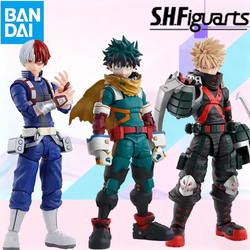 S.H.Figuarts My Hero Academia HIMIKO TOGA DEKU SHOTO Katsuki Bakugo SHF Action Figure Model Toy Gift
